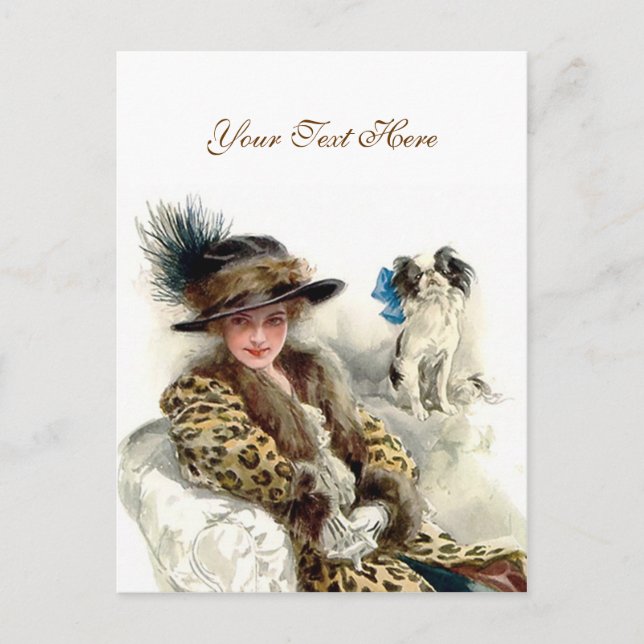Carte Postale Avec son chien 2 (Devant)
