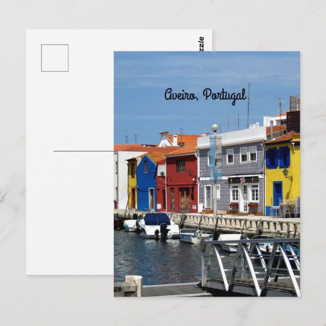 Carte Postale Aveiro, Portugal (Devant / Derrière)