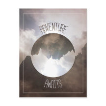 Carte postale Aventure en attente