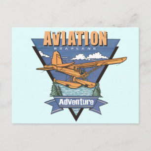 Carte Postale Aventure hydravion