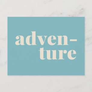 Carte Postale Aventure   Simple soumission de voyage Inspiration