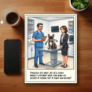 Carte Postale Aventures de la clinique vétérinaire d'urgence en 
