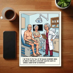Carte Postale Aventures de salle d'urgence dessin animé