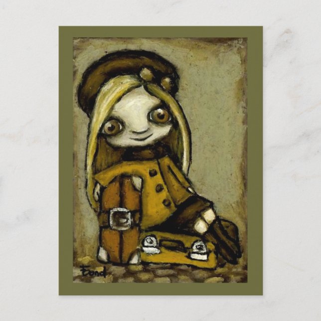 Carte Postale Aventureux Wendy - compagnon de voyage (Devant)