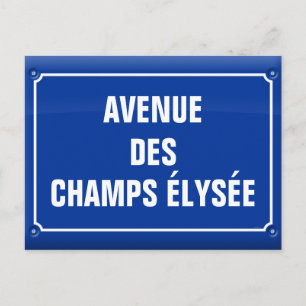Carte Postale avenue des Champs Elysées - FRANCE