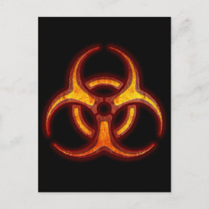Carte Postale Avertissement de zombie bibidanger
