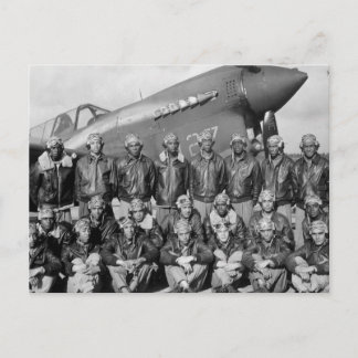 Carte Postale aviateur tuskegee