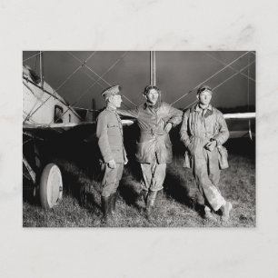 Carte Postale Aviateurs audacieux, 1919
