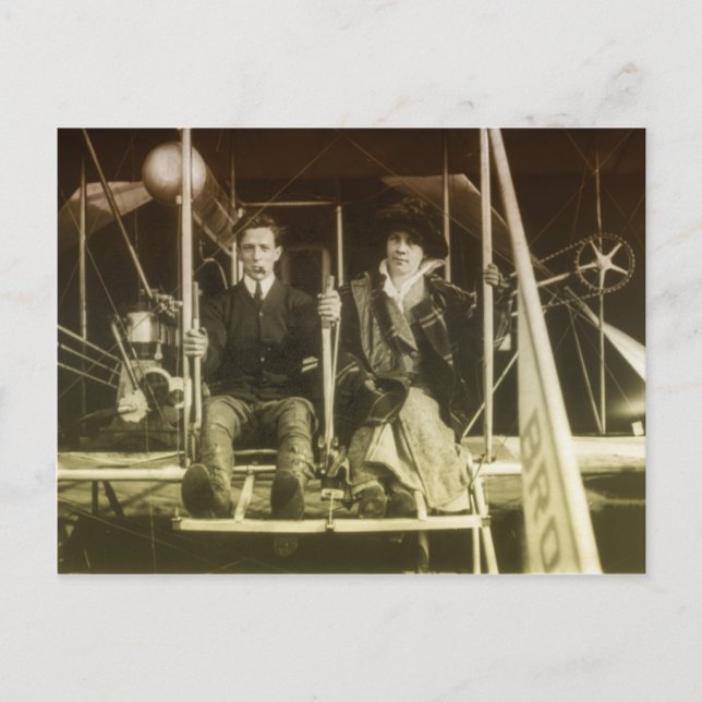 Carte Postale Aviation vintage (Devant)