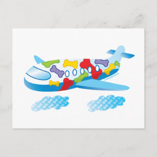 Carte postale "Avion"