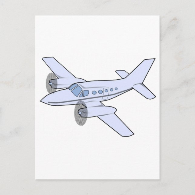 Carte Postale Avion (Devant)