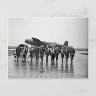 Carte Postale Avion 106 Lancaster Bomber RAF