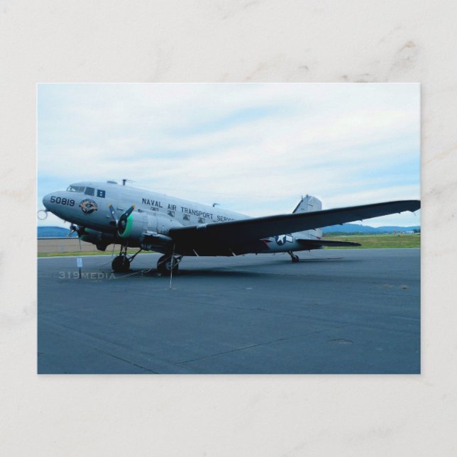 Carte Postale Avion DC-3 (Devant)