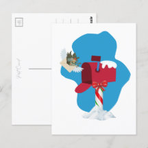 Avion de boîte aux lettres d'hiver