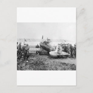 Carte Postale Avion de chasse allemand WW1, années 1910