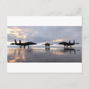 Carte Postale Avion de chasse F-15 Aigle