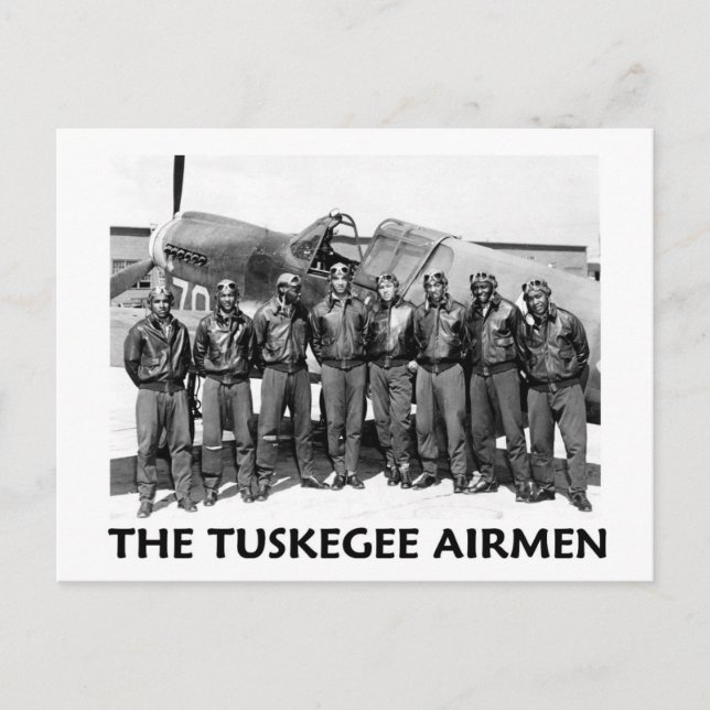 Carte Postale Avion de Tuskegee (Devant)