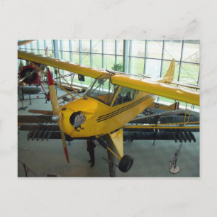 Carte Postale Avion Jaune. College Park Aviation Museum