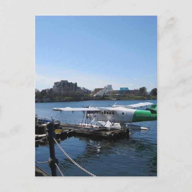 Carte Postale Avion pittoresque à Victoria (Devant)