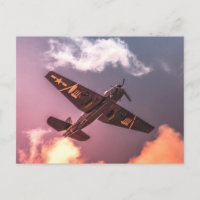 Avion vintage magnifique ciel