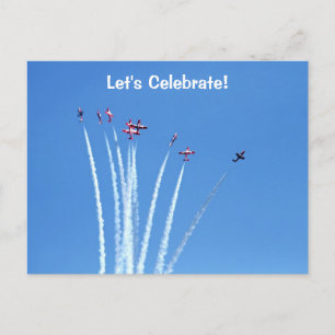 Carte Postale Avions canadiens de snowbirds