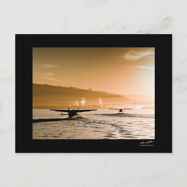 Carte Postale Avions de mer - Vancouver (Devant)