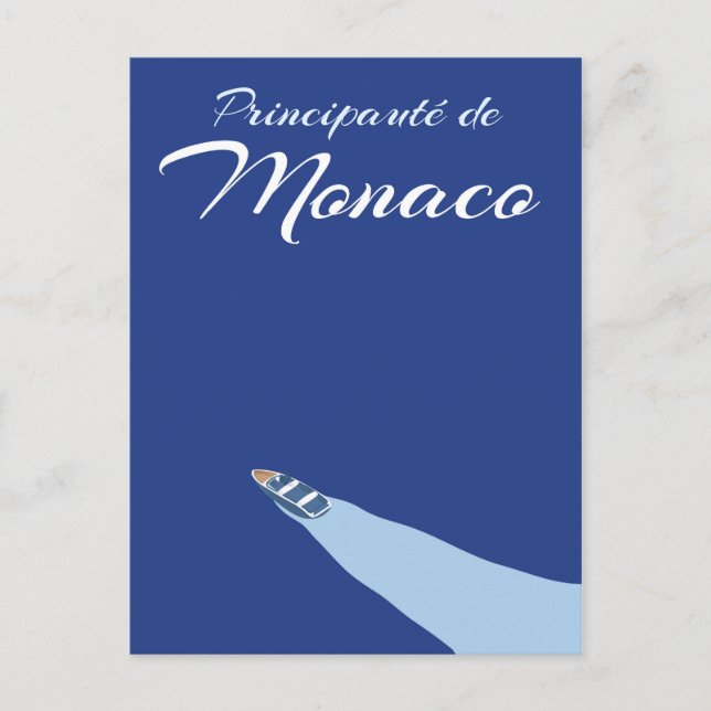 Carte Postale Avis de voyage Principauté de Monaco (Devant)