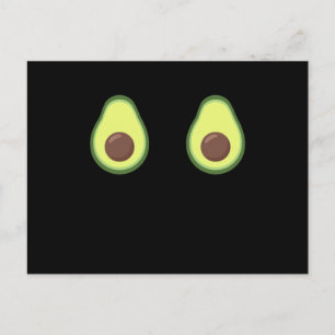 Carte Postale Avocado Halloween Costume amusant Avocados
