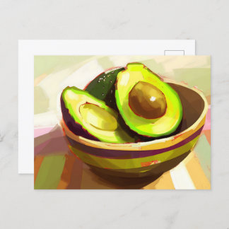 Carte Postale Avocado, poste