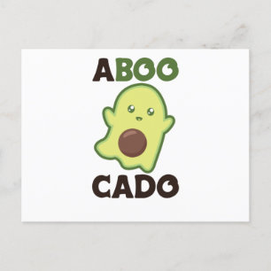 Carte Postale Avocado Spirit Pour Halloween Drôle Avocados