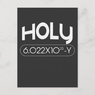 Carte Postale Avogadro Mole Chimie Carbone Animal Pun