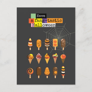 Carte Postale "Avoir un fang tastic" Halloween Ice Cream Event