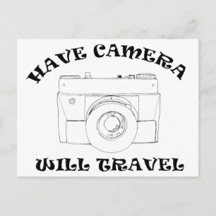 Carte Postale Avoir une caméra va voyager