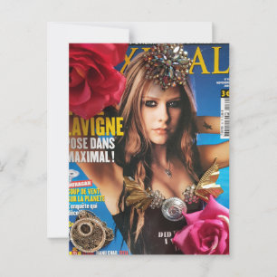 Carte Postale Avril Lavigne 