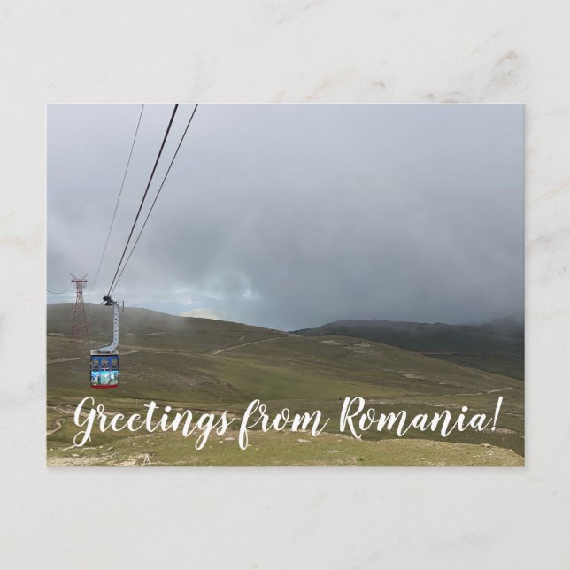 Carte Postale aWorld2Celebrate : Salutations de Roumanie! (Devant)