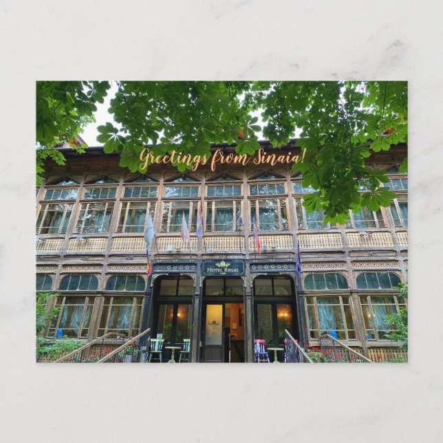 Carte Postale aWorld2Celebrate : Salutations de Sinaia! (Devant)