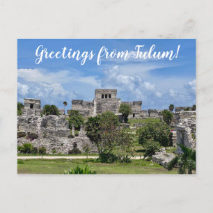 Carte Postale aWorld2Celebrate : Salutations de Tulum!