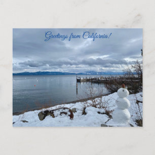 Carte Postale aWorld2Celebrate : Salutations du lac Tahoe!