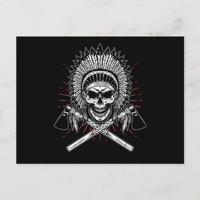Carte Postale Axe de Skull (Devant)