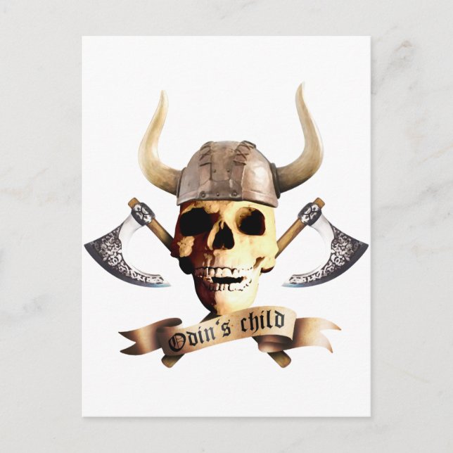 Carte Postale Axe d'Odin (Devant)