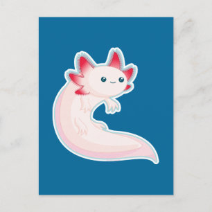 Carte Postale Axolotl