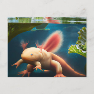 Carte Postale Axolotl