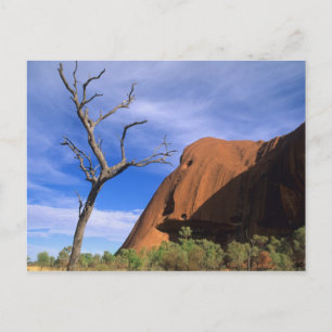 Carte Postale Ayers Rock Uluru dans l'Outback Australie