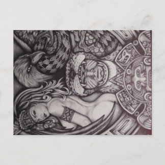 Carte Postale Aztèque