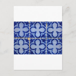 Carte Postale Azulejos, Carreaux portugais