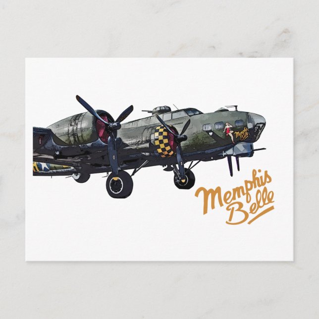 Carte Postale B-17 Memphis Belle (Devant)