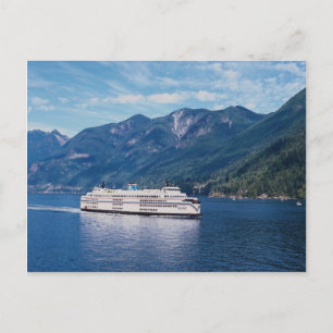 Carte Postale B.C. ferry de Vancouver à Nanaimo sur Vancouver