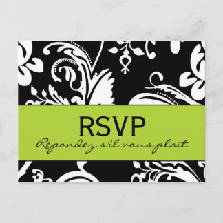 Carte postale B&G Damask RSVP