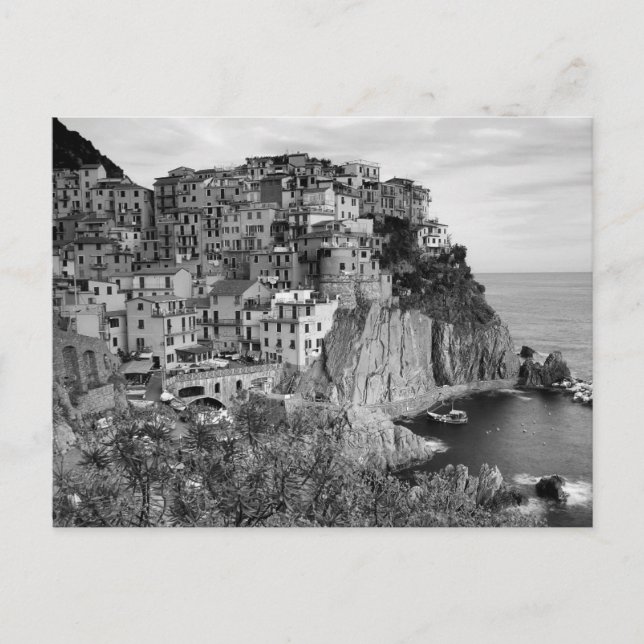 Carte Postale B&W Cinque Terre (Devant)