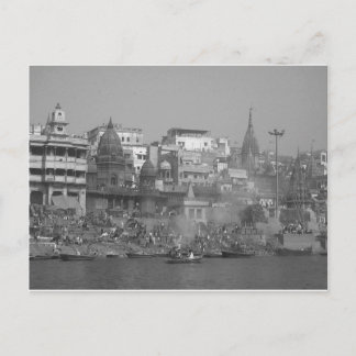 Carte Postale B&W Ganges